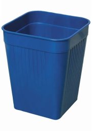Abfallbehälter Orth 14 ltr. blauer Kunststoff