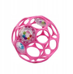 OBALL Rattle 10 cm Pink 0m+