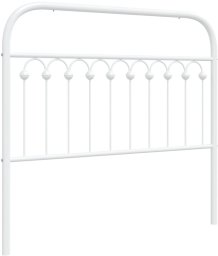 Metalowe wezgłowie, białe, 107 cm