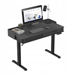 Biurko Mark Adler Leader 8.0 Czarne 120 cm x 60 cm