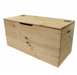Drewniana skrzynia ogrodowa kufer 75x33x35,5 cm 88L