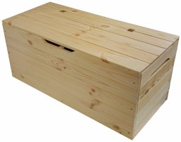 Skrzynia ogrodowa Stilista Drewniana skrzynia ogrodowa kufer 75x33x34 cm 88L