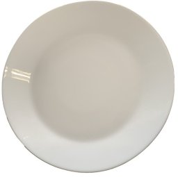 PLATE FLAT 25.4CM WHITE