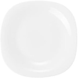 PLATE SQUARE 20.3CM WHITE