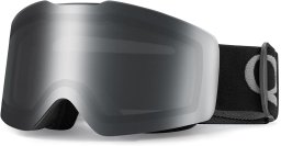 Gogle narciarskie Qunature Black bezramkowe - czarne