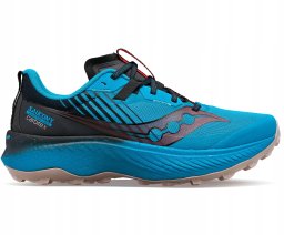 Buty trailowe męskie Saucony Endorphin Edge - ocean/black
