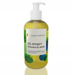 OPCJA NATURA_Żel myjący Limonka i Aloes naturalne odświeżenie i oczyszczenie 250ml