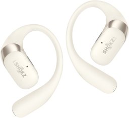 SHOKZ OpenFit 2 wireless earbud headphones, beige