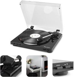 Gramofon Audizio Gramofon RP310 z wkładką Audio-Technica czarny one size