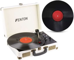 Gramofon w walizce RP115G Fenton BT kremowy one size