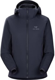 Kurtka ocieplana damska Arcteryx Atom Hoody - black sapphire