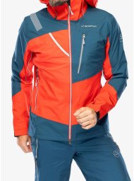 Kurtka z membraną La Sportiva Alpine Guide GTX Jkt - poppy/storm blue