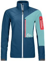 Kurtka skiturowa damska Ortovox Berrino Jacket - petrol blue