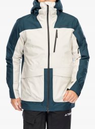 Kurtka narciarska Peak Performance Vertical GORE-TEX 3L Jacket - infinity teel/sand fog