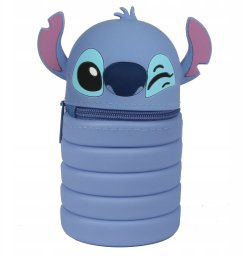 PENCILCASE DISNEY BLUE STITCH SILICONE