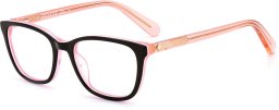 Ramki do okularów Kate Spade PIA-3H2E736 Czarny 47 mm
