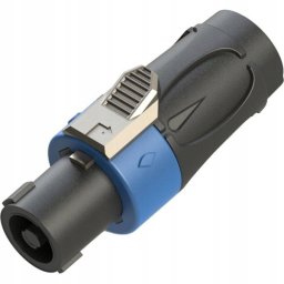 Roxtone wtyk speakon 4-pin żeński niebieski RS4F-N-BU