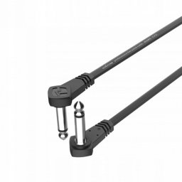 Kabel instrumentalny Wtyk Kątowy Jack 6.3mm 15cm Roxtone FPJJ100L00015