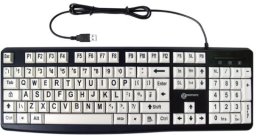 Klawiatura Geemarc Klawiatura z dużymi przyciskami (w) + duża czcionka (sw)