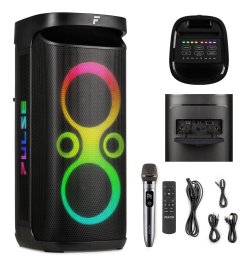 Głośnik imprezowy boombox LED Pulse130 Fenton one size