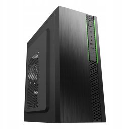 EUROCASE skříň ML N6-550B, Midi Tower, 2x USB 3.0, 2x audio, bez zdroje