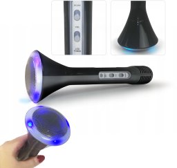 Mikrofon z głośnikiem do karaoke Party KAMIC kolor czarny one size