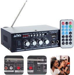 Wzmacniacz karaoke 2x 25W Party Light&Sound PLS1250USB-RC one size