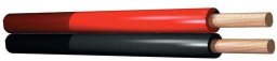 Kabel głośnikowy RX20 2x0.75 Red&Black PD connex 1M one size