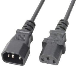 Kabel przedłużający IEC C13 - C14 2m PD Connex one size