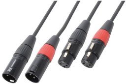 Kabel PD Connex 2x XLR (m) - 2x XLR (f) 6m