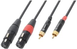 Kabel PD Connex 2x XLR (f) - 2x RCA (m) 3m (1053-uniw)