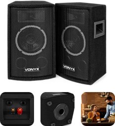Zestaw kolumn pasywnych 6'' 250W Vonyx SL6 one size