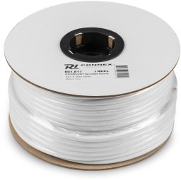 Przewód głośnikowy 1m /okrągły 100V 2x 1,5mm biały PD Connex RX10W one size