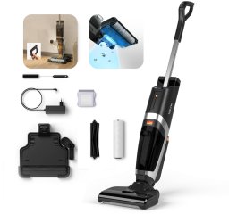 Odkurzacz bezprzewodowy z funkcją mopowania i suszenia L5 PRO | Bezprzewodowy | 5w1 | odkurzanie | zmywanie | suszenie | sterylizacja UV | Samoczyszcz