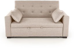 Sofa rozkładana z funkcją spania PAULINIO beżowa HALMAR