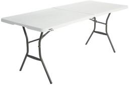  Lifetime Stół składany w pół 183 cm biały granit (80471)