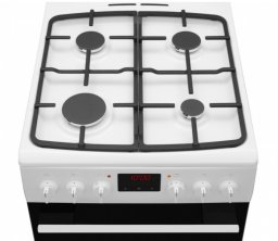 amica *510GEH3.33ZpTaDpA(W) PIZZA kuchnia gazowo-elektryczna