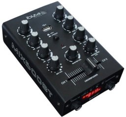Mikser 2-kanałow USB BT MIX500BT Ibiza one size