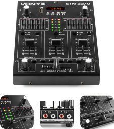 Vonyx Mikser 4-kanałowy SD USB MP3 BT STM2270 one size