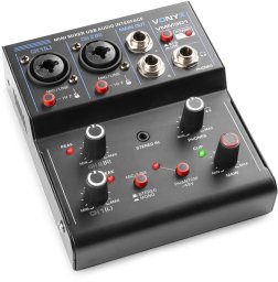 Vonyx Mikser 3-kanałowy USB VMM301 one size