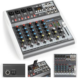Vonyx Mikser 6- kanałowy DSP VMM-K602 one size