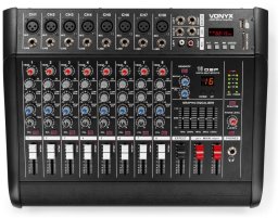 Vonyx Powermikser 8-kanałowy DSP BT SD USB MP3 AM8A one size