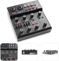 Vonyx Mikser 4-kanałowy USB VMM401 one size