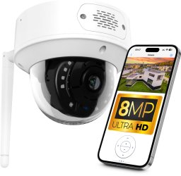Kamera obrotowa do monitoringu IP K8 WiFi 8MP  IKKW820V1 Zintronic