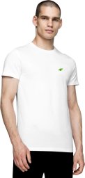 Koszulka męska 4F M3096 biała 4FWSS25TTSHM3096 10S 2XL