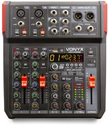 Vonyx Mikser muzyczny 6-kanałowy VM-KG06 BT/DSP/USB one size