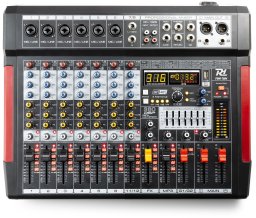 Mikser sceniczny 8-kanałowy PDM-T804 DSP/MP3 Power Dynamics one size