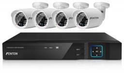 Zestaw 4 kamer zewnętrznych Fenton HD CCTV one size