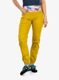 Spodnie wspinaczkowe damskie Ocun Sansa Pants - yellow antique rozmiar: s