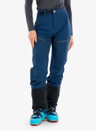 Spodnie skiturowe damskie Fjallraven Bergtagen Touring Trousers - blue rozmiar: l